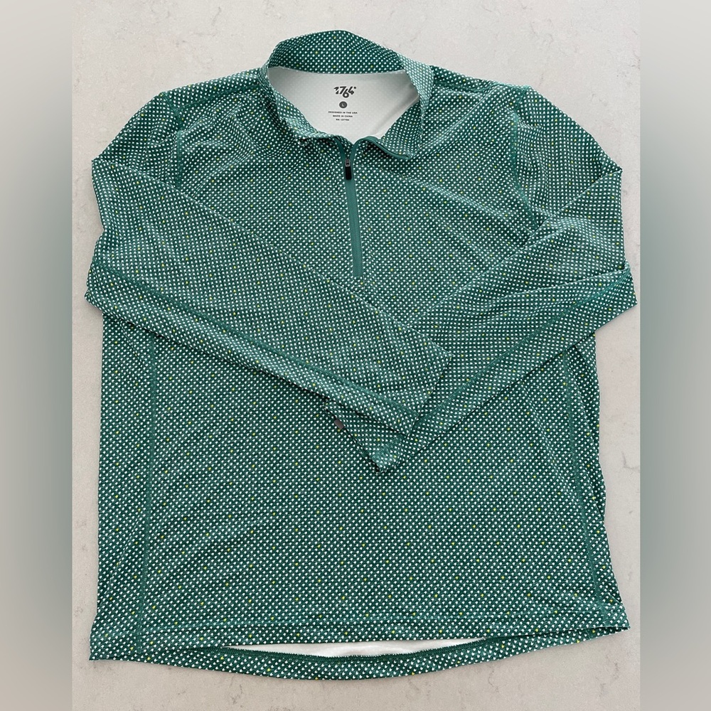 1764 half zip golf shirt